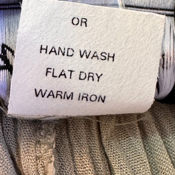 Patricia Wolf Broomstick Maxi Skirt Sage Green Tiered Unlined Elastic Waist - Picture 7 of 7